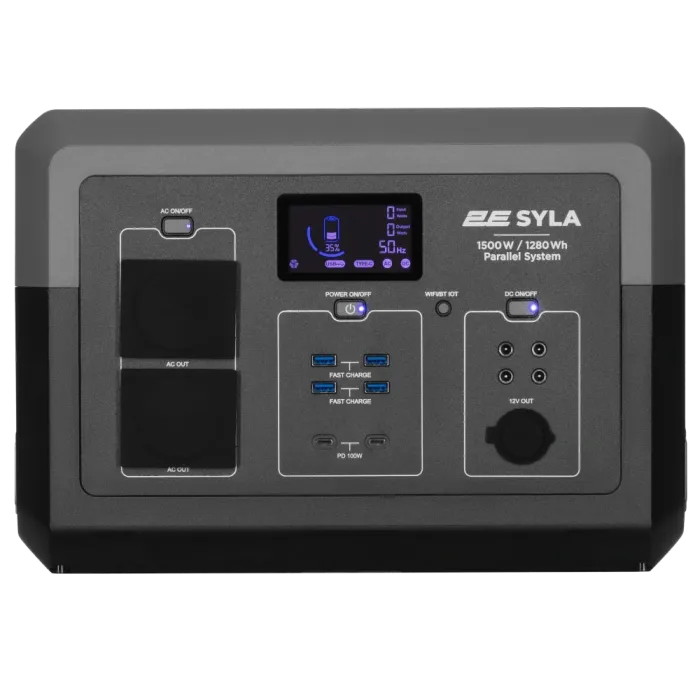 2Е Syla 1500 Вт 1280 Вт/год WiFi/BT Портативна електростанція