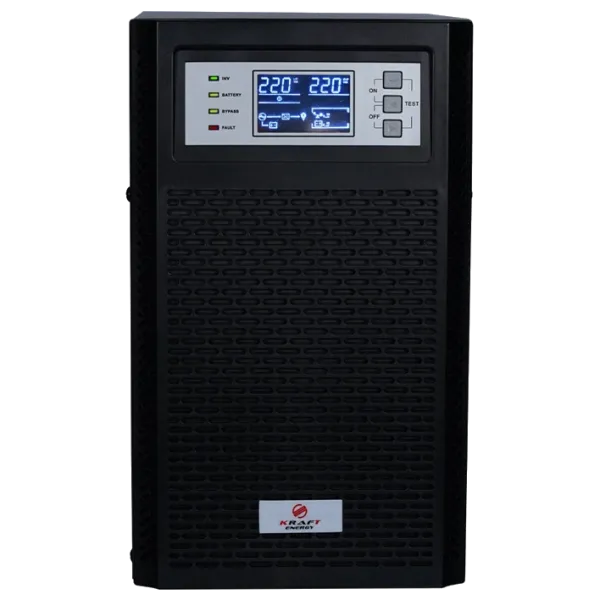 Kraft KRF-T3000VA/2400W(LCD) Pro Online Джерело безперебійного живлення