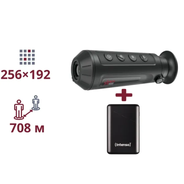AGM Taipan TM15-256 + INTENSO Powerbank 2 000 мА•г ТЕПЛОВІЗІЙНИЙ МОНОКУЛЯР ТА ПОВЕРБАНК