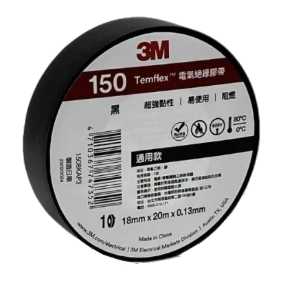 3М Temflex 150 Ізострічка чорна
