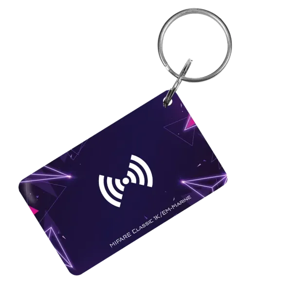 Proxymity-key EM+MF epoxy Ключ 30x50 мм фіолетовий