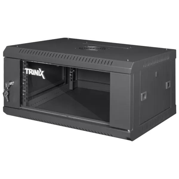 Trinix TRX-6U/600x450x370 Black Комутаційна шафа