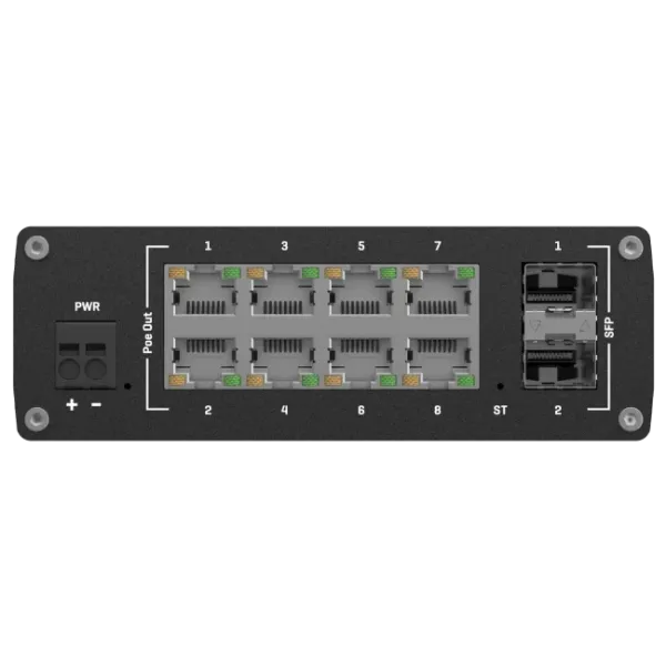 Teltonika TSW202 PoE+ Комутатор 8 портів керований