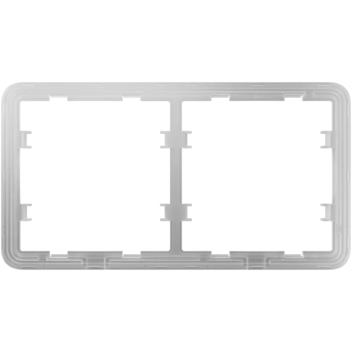 Ajax Frame (2 seats) [55] Рамка для двох вимикачів