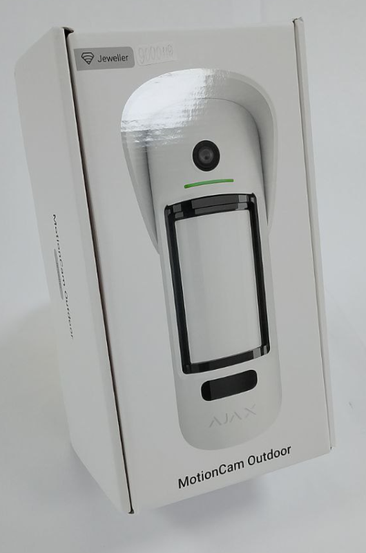 (Уцінка) Бездротовий вуличний датчик руху Ajax MotionCam Outdoor White