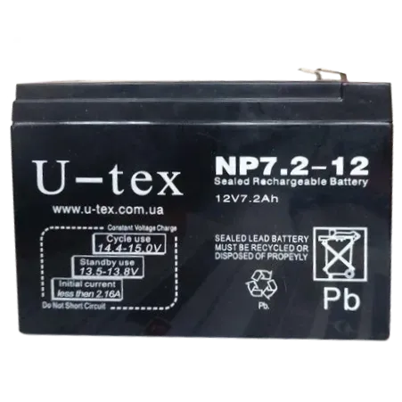 U-tex 12В / 7,2 Ah Акумулятор