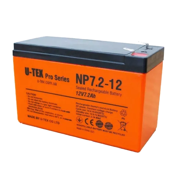 U-tex PRO 12В / 7,2 Ah Акумулятор