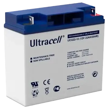 Ultracell UCG20-12 GEL 12V 20 Ah Акумуляторна батарея