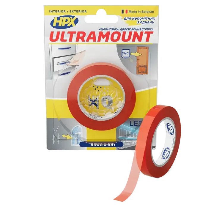 HPX UM0905 ULTRA MOUNT 9мм х 5м Стрічка двохстороння