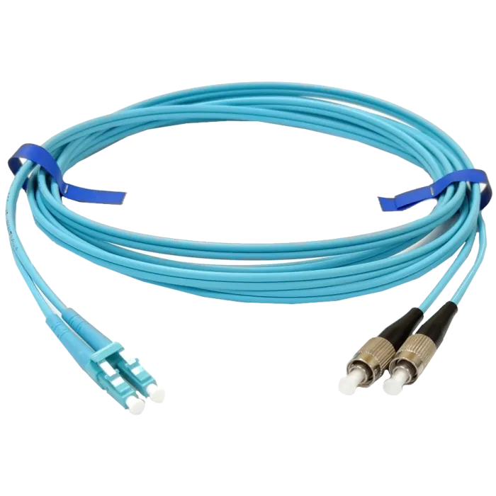 CMS FC/UPC-LC/UPC MM (OM3) 3м Duplex Slim Патчкорд оптичний