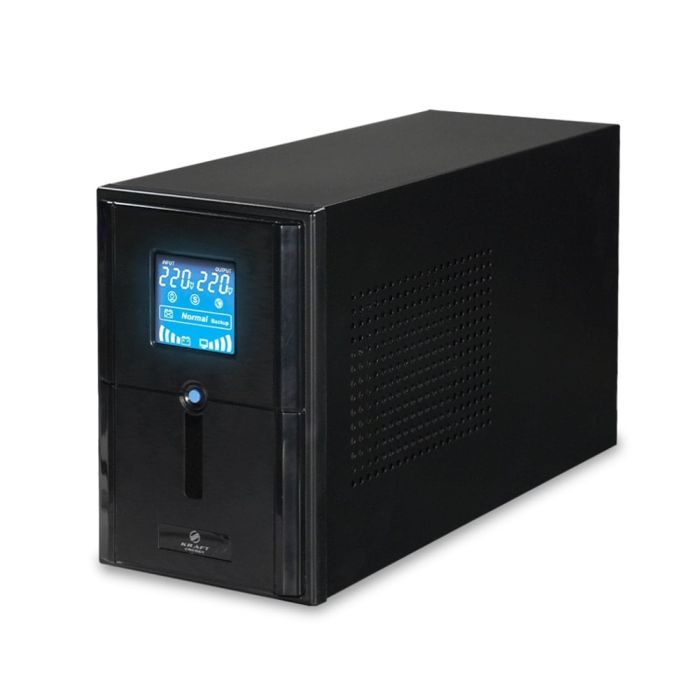 Комплект резервного живлення: Kraft PSW1000VA/800W(LCD)24V UPS + батарея 2540 Вт*г