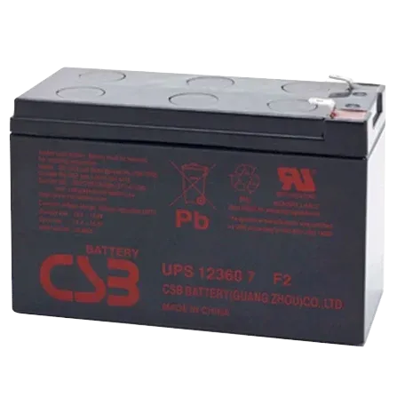 CSB UPS12360 12V7Ah Акумуляторна батарея