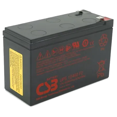 CSB UPS12460F2 9А•г 12В Свинцево-кислотна акумуляторна батарея