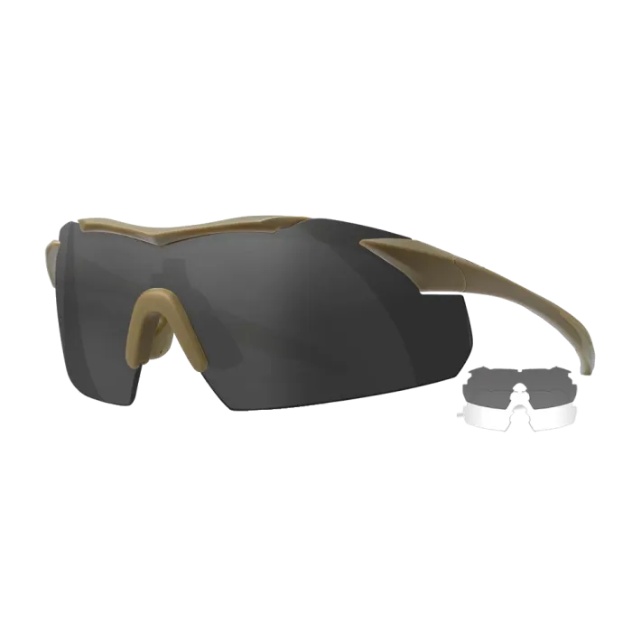 Wiley X VAPOR 2.5 Сірі/Прозорі лінзи Захисні балістичні окуляри