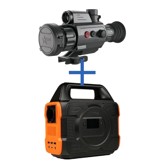 AGM Varmint LRF TS50-384 + UTEPO UPS300 Тепловізор та зарядна станція