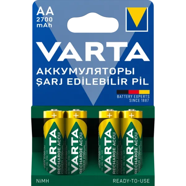 VARTA ACCU AA 2700mAh BLI 4 NI-MH Акумулятор