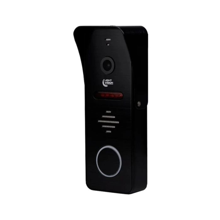 Комплект відеодомофона Light Vision: домофон 10" SINGAPORE (AI) FHD Black та відеопанель RIO FHD Black