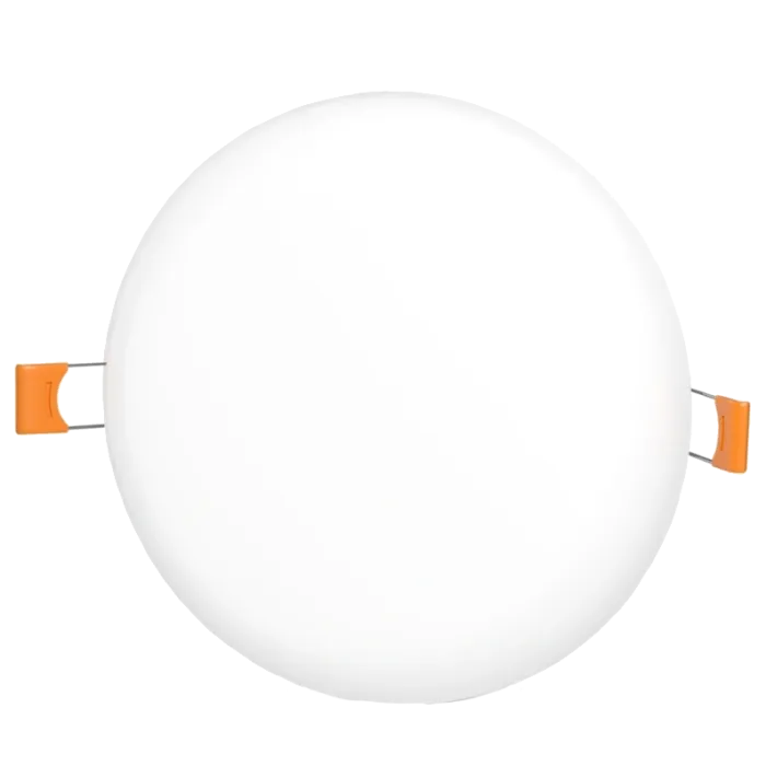 VIDEX 9W 4100K 220V LED світильник безрамковий  круглий