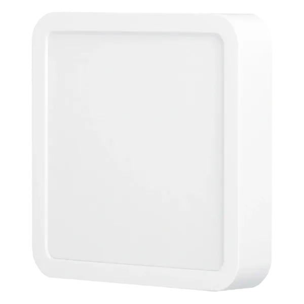 VIDEX 12W 5000K 220V LED світильник накладний квадрат