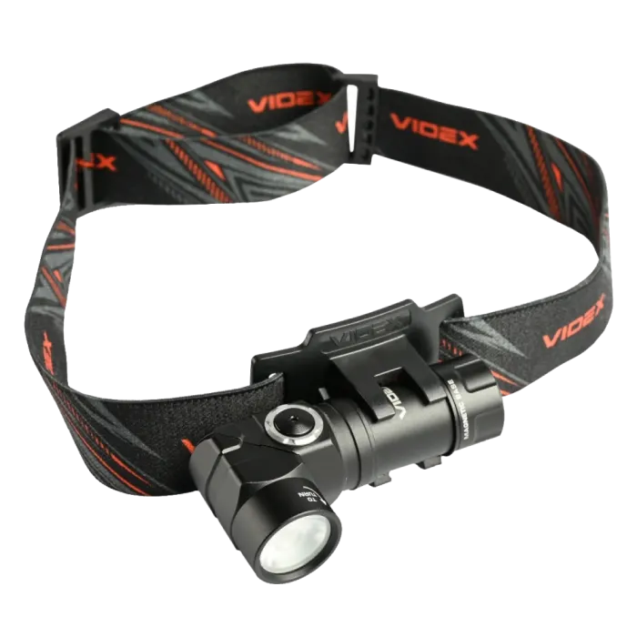 VIDEX VLF-A244RH 600Lm 5000K Налобний світлодіодний ліхтарик