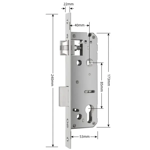 SEVEN LOCK 4585 Врізна частина