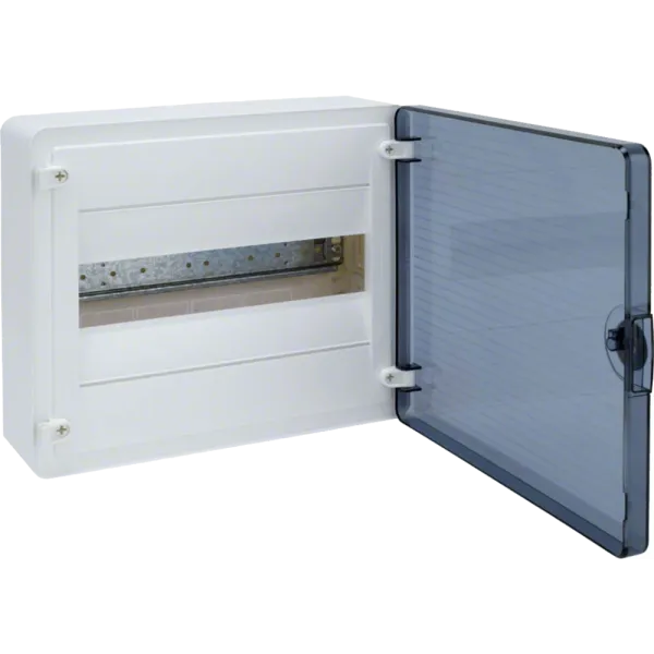 Hager GOLF VS112TD Щит 12 модулів прозорі дверцята (накладна установка)