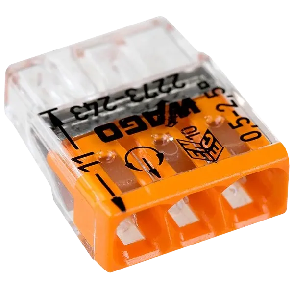 WAGO COMPACT 2273-243 3х2,5 (з пастою) Клема