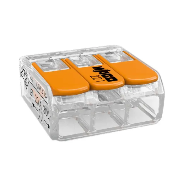 Wago 221-413 Клема 3-контактна