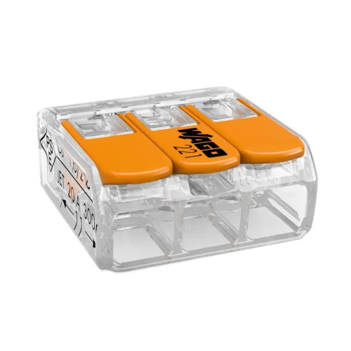 Wago 221-413 Клема 3-контактна