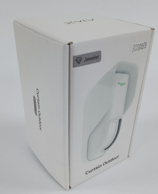 (Уцінка) Бездротовий датчик руху «штора» Ajax Curtain Outdoor Jeweller White