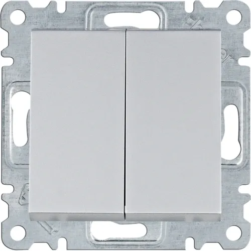 Hager Lumina WL0042 Вимикач 2-клавішний