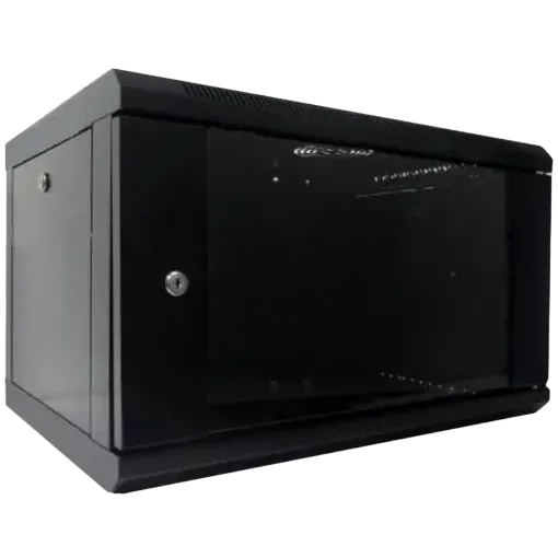 Hypernet WMNC-500-6U-FLAT-BLACK Шафа комутаційна настінна 6U 600x500