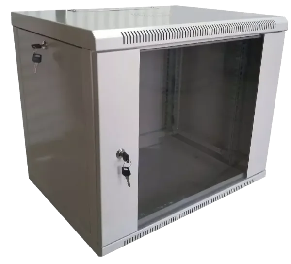 Hypernet WMNC-9U-FLAT-AC Шафа коммутаційна настінна 9U 600x450 розбірна