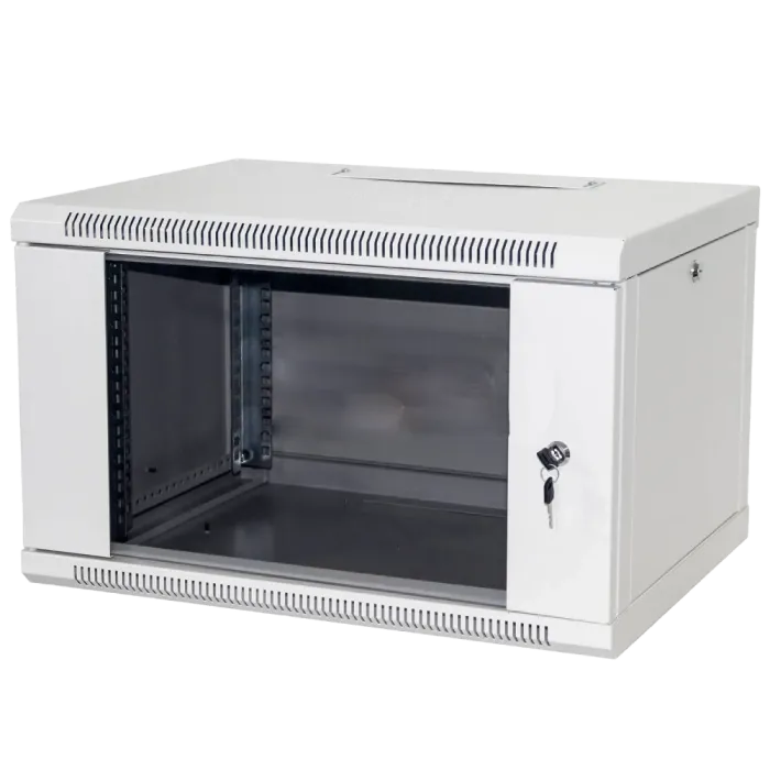 Hypernet WMNC66-6U-FLAT Шафа комутаційна настінна 6U 600x600 розбірна