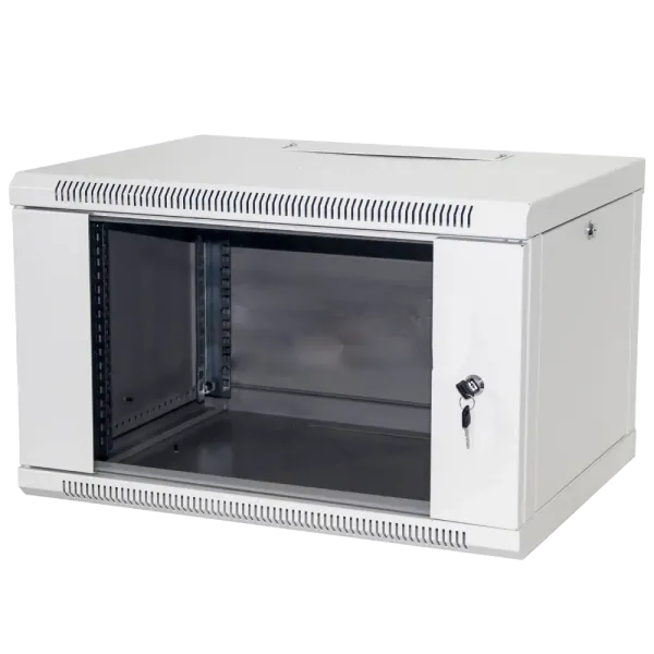 Hypernet WMNC66-6U-FLAT Шафа комутаційна настінна 6U 600x600 розбірна
