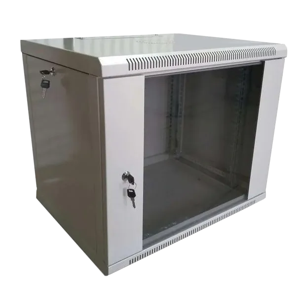 Hypernet WMNC66-9U-FLAT-AC Шафа коммутаційна настінна 9U 600x600 розбірна