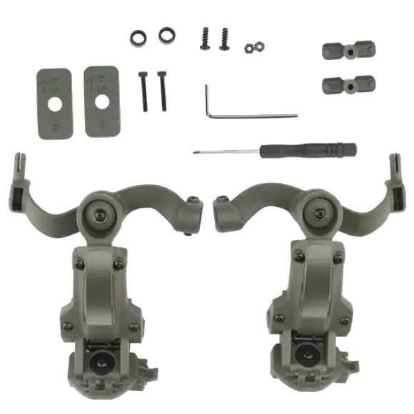 WoSporT Peltor/Earmor/Impact Sport (olive) Адаптер на шолом для навушників