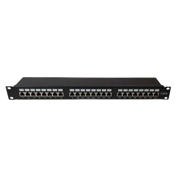 EServer WT-2084-CAT 6 Патч-панель незаповнена під кейстоуни, STP, 1U