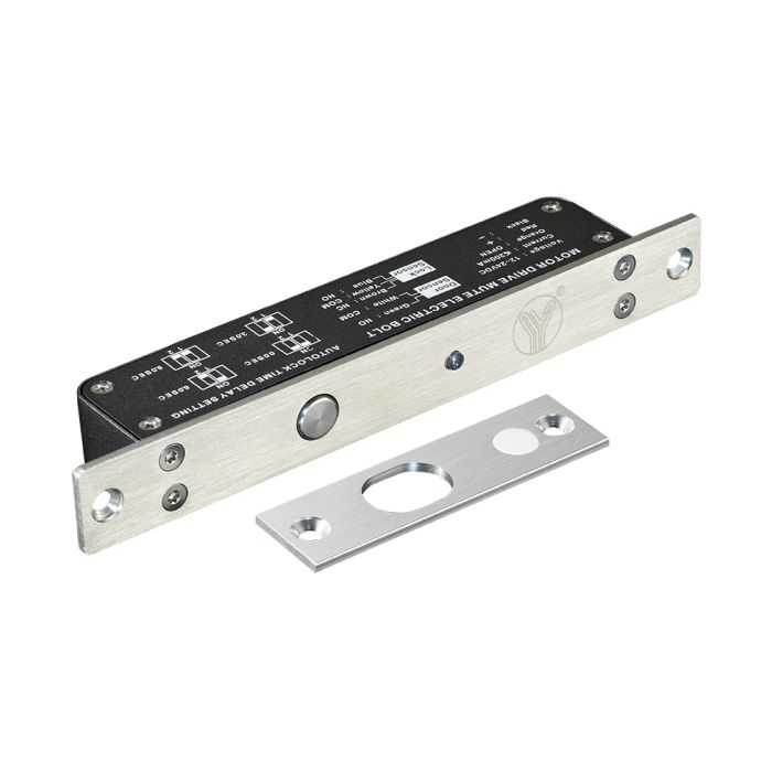 Ригельний замок Yli Electronic YB-1300MD(LED) врізний з електроприводом, LED індикацією для системи контролю доступу