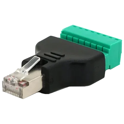 RJ-45(M) (8 контактів) з клемами під кабель Роз'єм