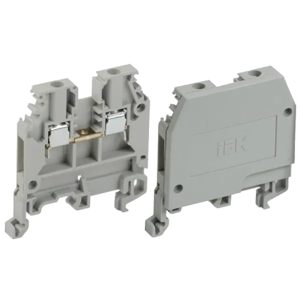 ІЕК ЗНИ-2.5мм2 (JXB24А) Зажим набірний сірий (без маркера)