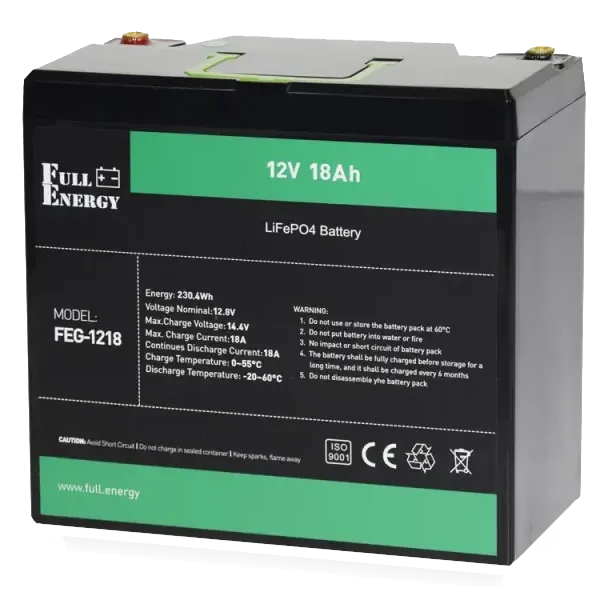 Full Energy FEG-1218 LiFePO4 Акумулятор 18Ah/12В