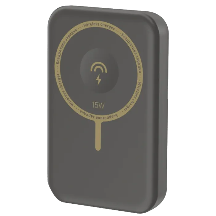 VIDEX VPB-W102 PD20W Grey 10000mAh Повербанк з бездротовою зарядкою