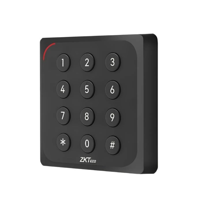 Зчитувач Mifare+EM з клавіатурою ZKTeco KR904 [OSDP] вологозахищений