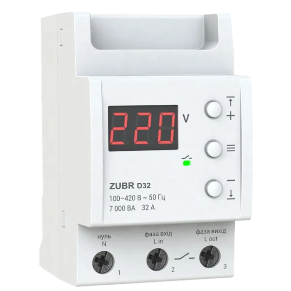 ZUBR D32 Реле напруги