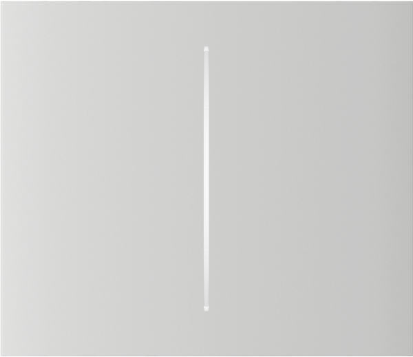 Центральна кнопка для двоклавішного вимикача Ajax CenterButton (2-gang) vertical White