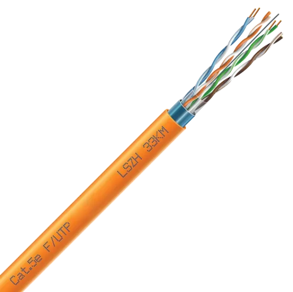 Cat. 5e F/UTP LSZH 4х2х24 AWG (7091004) бухта 305м. Кабель кручена пара ЗЗКМ (FTP мідь безгалоговий LSZH)